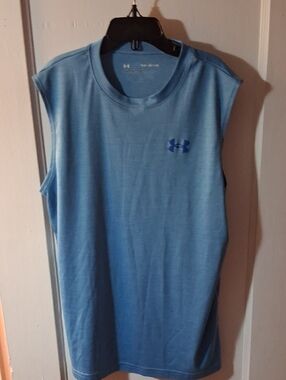 Under Armour Light Blue Sleeveless Performance Tank